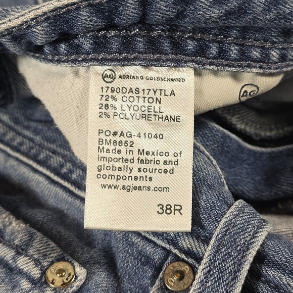 AG Adriano Goldschmied Jeans Men 38R Blue The Ives Modern Athletic Slim Fit - Picture 5 of 11